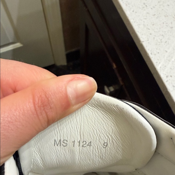 Louis Vuitton Navy Checkered Sneakers - Picture 3 of 7